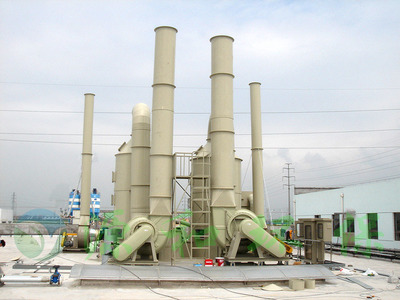 源和化工廠廢氣處理工程:蘇州賀泰化學(xué)材料